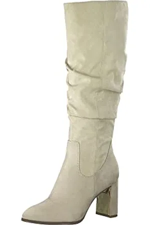 Tamaris Damen Damen 1-1-25523-29 Mode Stiefel, Elfenbein, 36 EU