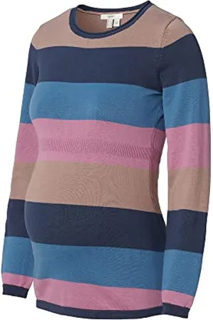 ESPRIT Damen Sweater Long Sleeve Stripe Pullover, , 40 EU