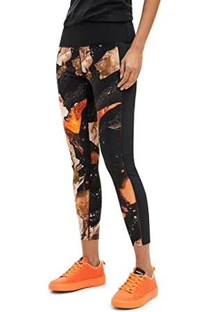 Desigual Damen Legging_Flore 2000 Black Pants, , S EU