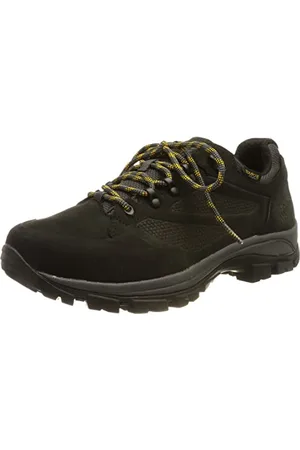 Jack Wolfskin Herren Rebellion Texapore Low M Walking-Schuh, Phantom/Burly Yellow Xt, 42/42.5 EU