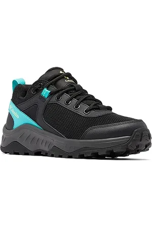 Columbia Trailstorm Ascend WP wasserdichte Wanderschuhe für Damen, Schwarz (Black x Bright Aqua), 39 EU
