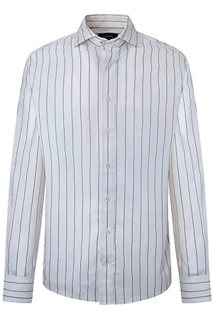 Hackett Herren Wide Pin Stripe Hemd, , M