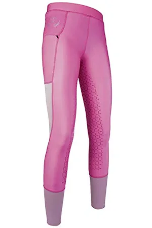 Hkm Unisex-Erwachsene Reitleggings-Mesh-Silikon-Vollbesatz3900 pink44/46 Hose, , 44/46