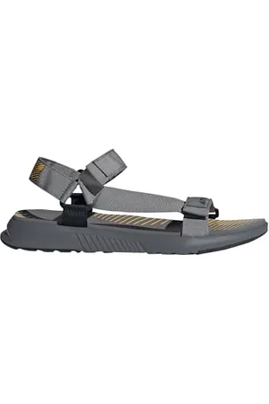 adidas Unisex Terrex Hydroterra Light Sandals, solid grey/charcoal/semi spark, 46 EU