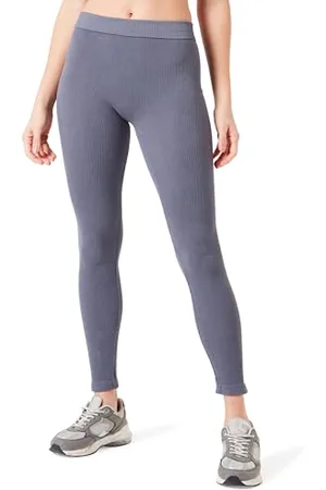 Koton Leggings Washed Effect High Rise Ribbed