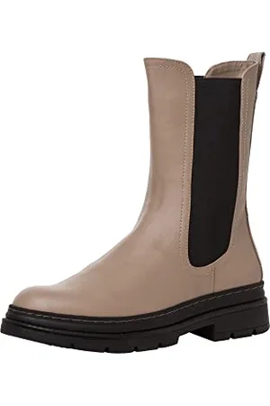 Tamaris Damen damer 1–1–25452-29 Chelsea Stiefel, Beige Leo Comb, 37 EU