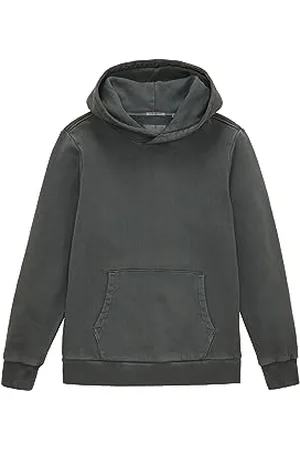 TOM TAILOR Jungen 1038309 Hoodie mit Rückenprint, 29476-coal Grey, 140