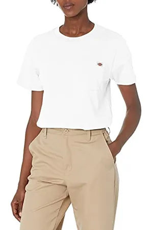 Dickies Damen, Funktions-T-Shirt, White, M