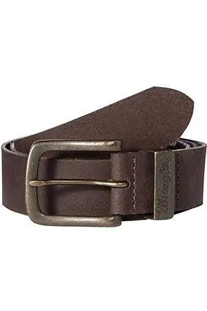 Wrangler Herren Metal Loop Gürtel, Braun, 100