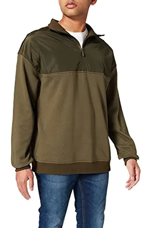 Urban classics Herren Military Troyer Pullover, , Medium (Herstellergröße: M)