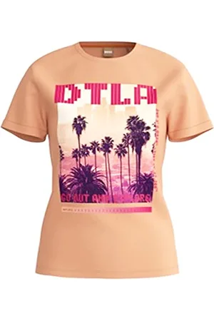 HUGO BOSS Damen C_esummer_Print T_Shirt, , XL EU
