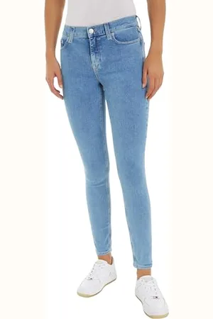 Tommy Hilfiger Damen Jeans Skinny Fit, Blau ( Medium), 30W/34L