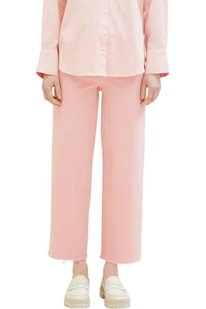 TOM TAILOR Damen Culotte Colored Jeans mit weitem Bein, , XL
