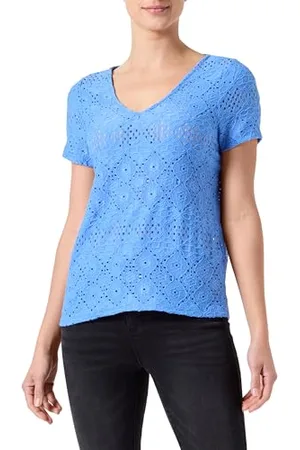 Object Objfeodora S/S V-Neck Top Noos