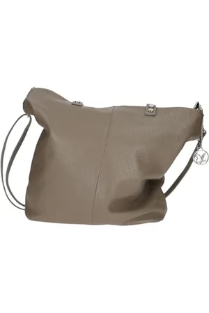 Caprice Damen Schultertasche aus Leder Mittelgroß, Braun