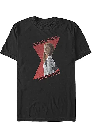Marvel Unisex Black Widow Stop Running Organic Short Sleeve T-shirt, , XL