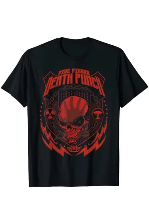 Five Finger Death Punch 5FDP – Nuke Shield Red T-Shirt