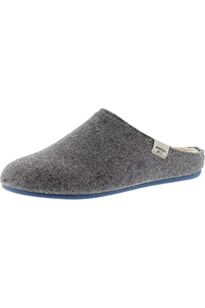 victoria Pantoffeln Unisex Norte Recycelter Filz & Schaffellimitat-Innensohle 1081100 für Erwachsene GRIS 36