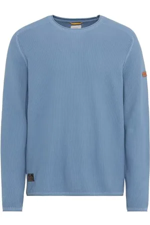 Camel Active Herren Feinstrickpullover aus Organic Cotton Menswear-S
