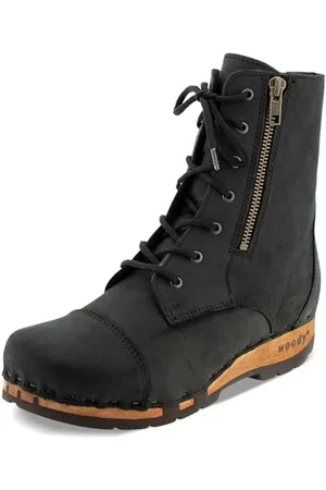 Woody Damen Herta Clog Stiefelette, Nero, 41 EU
