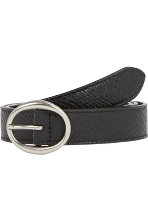 Calvin Klein Jeans Damen Classic Round LTHR Belt 25MM SN K60K611584 Gürtel, , 90