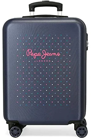 Pepe Jeans Molly Kabinenkoffer Mehrfarbig 38x55x20 cms Hartschalen ABS Kombinationsschloss 34L 2,6Kgs 4 Doppelräder Handgepäck
