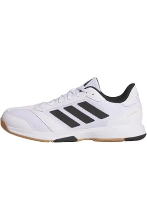 adidas Herren Ligra 8 Mens Indoor Shoes Schuhe, Cloud White/Core Black/Cloud White