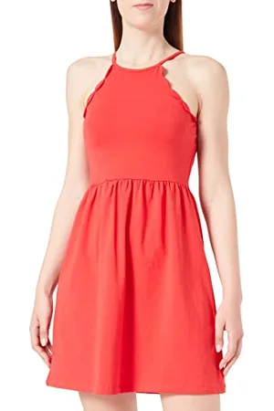 ONLY Damen Onlamber Strap Scallop Short Dress Ay Nn, , XS