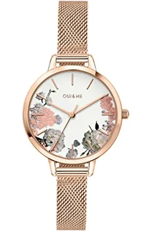 Oui&Me Damenuhr, Petite Fleurette Kollektion, Quarzuhrwerk, 32mm Gehäuse - ME010096