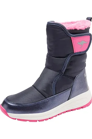 KangaROOS K-PE Belle RTX Stiefel, dk Navy/Daisy pink, 37 EU