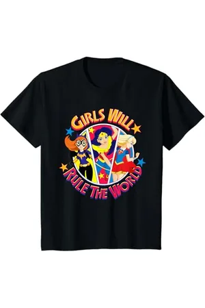 DC Comics Originals Kinder Die DC Super Hero Girls-Gruppe regiert die Welt T-Shirt