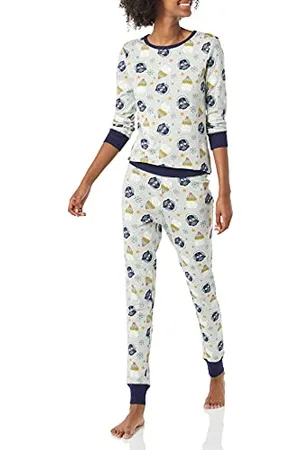 Amazon Disney | Marvel | Star Wars Damen Eng anliegende Baumwoll-Schlafanzüge, , M