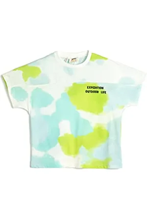 Koton Boyss Short Sleeve Tie-dye Patterned Crew Neck Cotton T-Shirt, , 6-7 Jahre EU