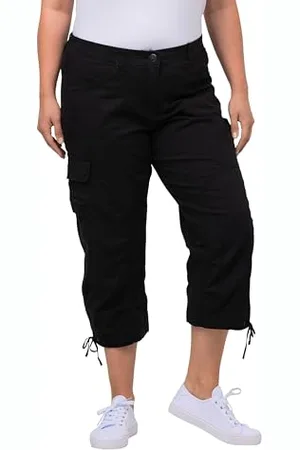 Ulla Popken Damen 7/8 Cargohose, , 50W / 32L