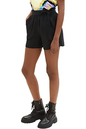 TOM TAILOR Damen Relaxed Fit Paperbag Shorts