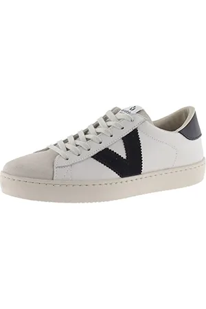 victoria Low-Top Unisex Berlin Leder & Kontrast-Teile & Spaltleder-Zehe 1126142 für Erwachsene 40