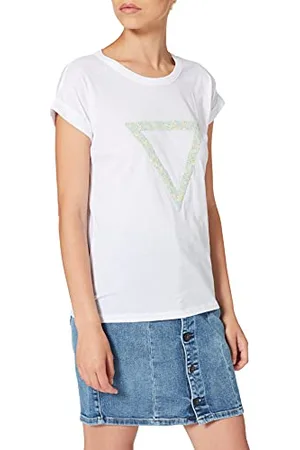 Mavi Damen Triangle Sequin TOP Top, per Pack Weiß (White 620), X-Large (Herstellergröße: XL/)