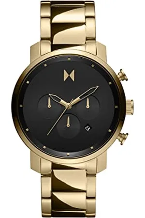 MVMT Chronograph Quarz Uhr für Herren mit Gelbgoldfarbenes Edelstahlarmband - 28000290-D