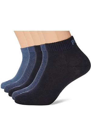 PUMA Unisex Quarter Socken, Navy, 35-38 EU