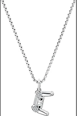 QS by s.Oliver Kette mit Anhänger Edelstahl Jungen Kinder Halsschmuck, 40+3 cm, Silber, , Kommt in Schmuck Geschenk Box, 2032559