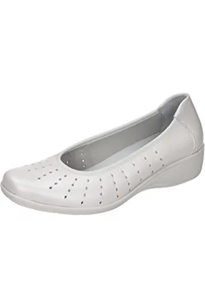 DR. BRINKMANN Comfortabel Damen-Slipper Weiß 942188-3, Grösse 41