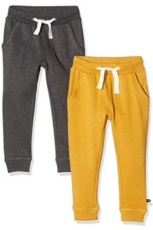 Minymo Jungen 2er Pack Sweat Pants/Freizeithose Für Hose, (Narcissus/Sand 385), 116 EU