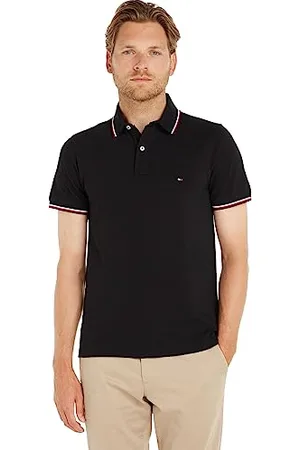 Tommy Hilfiger Herren Poloshirt Kurzarm Core Tommy Tipped Slim Fit, , XS