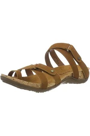 Bearpaw Damen Nadine Römersandalen, Braun (Natural (120) 120)