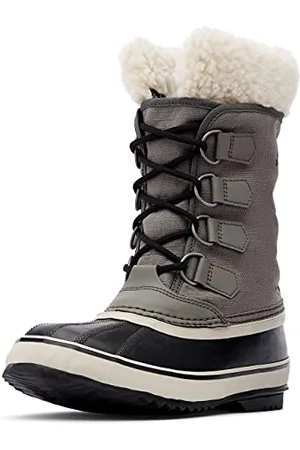 sorel WINTER CARNIVAL WATERPROOF Schneestiefel für Damen, Grau (Quarry x Black), 37 EU