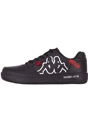 Kappa Herren Bash Mid Fur Sneaker 1110 Black White 39 EU
