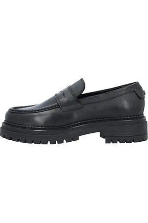 Cashott Damen CASHANNAH Loafer Slipper, Black, 37 EU