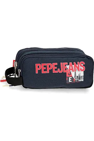 Pepe Jeans Dikran Federmäppchen, dreifach, , 22 x 10 x 9 cm, Polyester, , Dreifach-Etui
