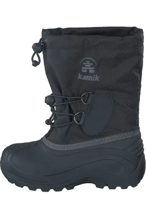 Kamik SOUTHPOLE4, Unisex-Kinder Schneestiefel, (Black BLK), 30 EU (11.5 UK)