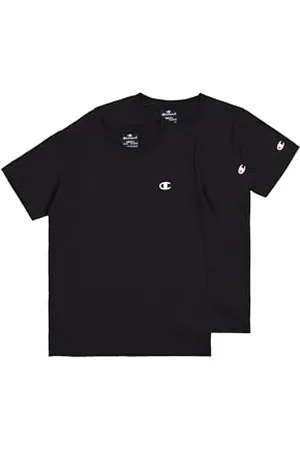 Champion Jungen Legacy Basics B-S-S 2-Pack Crewneck T-Shirt, , 7-8 Jahre (2er Pack)